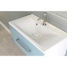 Раковина полувстраиваемая Uperwood Elen, 80 см, с декоративной крышкой, белая - фото 13703658