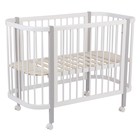 Кроватка детская Polini kids Simple 350, цвет белый-серый - фото 115657808