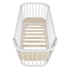 Кровать детская Polini kids Simple 350, белый-серая - Фото 4