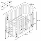 Кровать детская Polini kids Simple 350, белый-серая - Фото 9