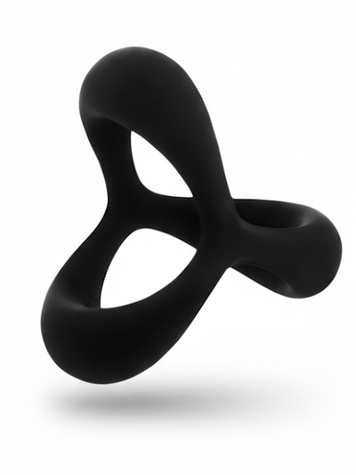 Эрекционное кольцо, софт-силикон, d=32 мм, черный