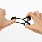 Эрекционное кольцо, софт-силикон, d=32 мм, черный - Фото 8