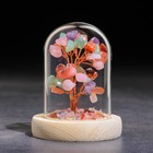 Сувенир в куполе "Дерево Жизни. Самоцветы", натуральный камень, 10 х 7 см - фото 9154781