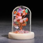 Сувенир в куполе "Дерево Жизни. Самоцветы", натуральный камень, 10 х 7 см - Фото 3