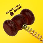 Деревянный молоточек на пружине, 40×7×4 см - Фото 2