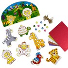 Мягкая картинка «Аппликация-подвеска. Зоопарк» - фото 23205898