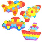 Мягкая картинка для малышей «Едем, плывём, летим» - фото 23205956