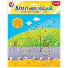 Мягкая картинка «Лисёнок на машинке» - фото 23206186