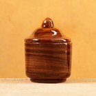 Баночка для специй Риштанская Керамика «Акташ», 100 мл, коричневая - Фото 1