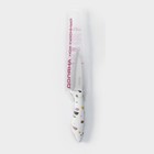Нож для овощей кухонный Доляна Sparkle, лезвие 9 см, цвет белый - фото 4403499