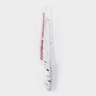 Нож - шеф Доляна Sparkle, лезвие 20 см, цвет белый - Фото 5