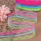 Кружево капроновое «Радуга светлая», 40 мм, 10±1 м, разноцветное №4 - Фото 3
