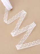 Кружево капроновое, 15 мм, 10±1 м, белое №1 - Фото 2