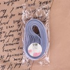 Кружево капроновое, 15 мм, 10±1 м, цвет серый №9 - Фото 4