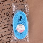 Кружево капроновое, 15 мм, 10±1 м, цвет голубой №19 - Фото 4