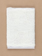 Кружевная эластичная ткань «Цветочки», 180 мм, 2.7±0.5 м, белая - Фото 4