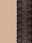 Кружевная эластичная ткань, 190 мм, 2.7±0.5 м, чёрная №14 - Фото 2