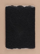Кружевная эластичная ткань, 190 мм, 2.7±0.5 м, чёрная №14 - Фото 4