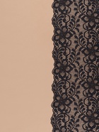 Кружевная эластичная ткань, 190 мм, 2.7±0.5 м, чёрная №16 - Фото 2