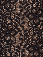 Кружевная эластичная ткань, 190 мм, 2.7±0.5 м, чёрная №16 - Фото 3