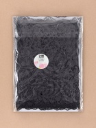 Кружевная эластичная ткань, 190 мм, 2.7±0.5 м, чёрная №16 - Фото 5