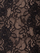 Кружевная эластичная ткань, 190 мм, 2.7±0.5 м, чёрная №20 - Фото 3