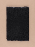 Кружевная эластичная ткань, 190 мм, 2.7±0.5 м, чёрная №20 - Фото 4