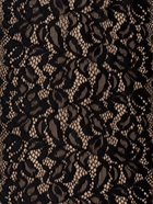 Кружевная эластичная ткань, 220 мм, 2.7±0.5 м, чёрная №23 - Фото 3