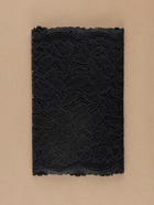 Кружевная эластичная ткань, 220 мм, 2.7±0.5 м, чёрная №23 - Фото 4