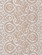 Кружевная эластичная ткань «Павлин», 180 мм, 23±1 м, белая - Фото 3