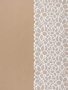 Кружевная эластичная ткань, 170 мм, 23±1 м, белая - Фото 2