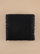 Кружевная эластичная ткань, 170 мм, 23±1 м, чёрная - Фото 4