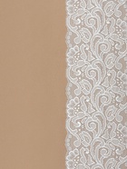 Кружевная эластичная ткань, 175 мм, 23±1 м, белая - Фото 2