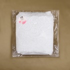 Кружевная эластичная ткань, 175 мм, 23±1 м, белая - Фото 4