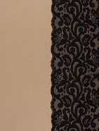 Кружевная эластичная ткань, 175 мм, 23±1 м, чёрная - Фото 2