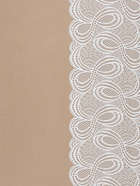 Кружевная эластичная ткань «Бесконечность», 180 мм, 23±1 м, белая - Фото 2