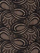 Кружевная эластичная ткань «Бесконечность», 180 мм, 23±1 м, чёрная - Фото 3