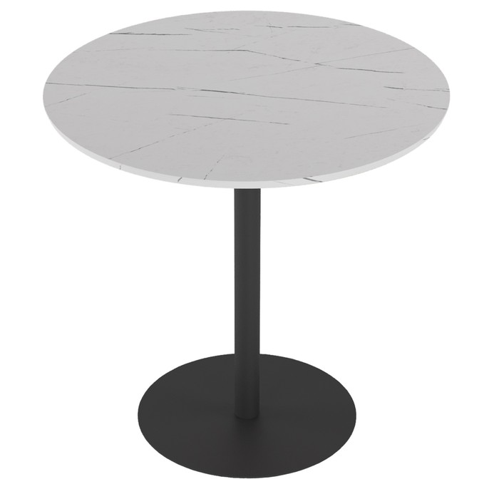 Стол обеденный «Дейл», 750×750×743 мм, цвет белый мрамор - Фото 1