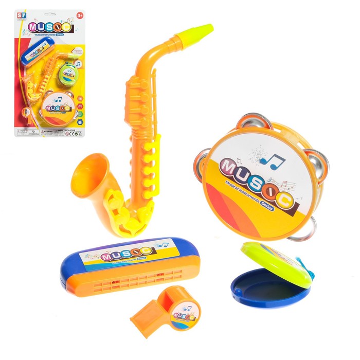 УЦЕНКА Набор музыкальных инструментов «Оркестр», 5 предметов - Фото 1