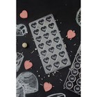УЦЕНКА Форма для шоколада 21 ячейки «Сердца» 28×14×2.5 см - Фото 6