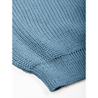 Жилет для девочки Amarobaby Knit, рост 140 см, цвет голубой - Фото 8