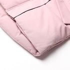 Куртка зимняя для девочек, цвет розовый, рост 128 см - Фото 4