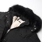 Куртка зимняя для мальчиков, цвет чёрный, рост 104-110 см - Фото 2