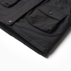 Куртка зимняя для мальчиков, цвет чёрный, рост 86-92 см - Фото 4