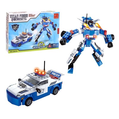 УЦЕНКА Конструктор «Робот-трансформер», 2 варианта сборки, 180 деталей