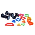 Конструктор магнитный «Цветные магниты», 32 детали, уценка - Фото 3