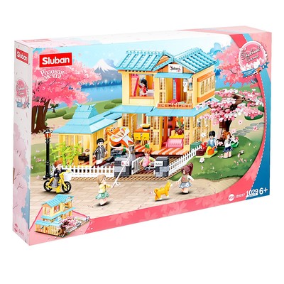 Уценка Конструктор Розовая мечта «Загородный коттедж», 1029 деталей