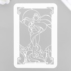 Трафарет-витраж "Девушка" 16х24 см - фото 23337005