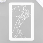 Трафарет-витраж "Леди" 16х24 см - фото 23337007