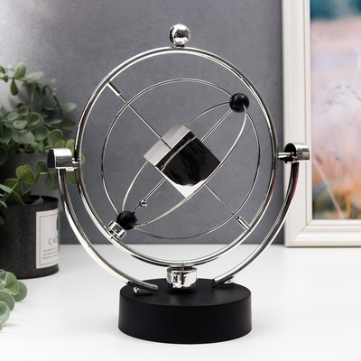 Маятник настольный антистресс «Сфера-куб», 10.5×23×24 см